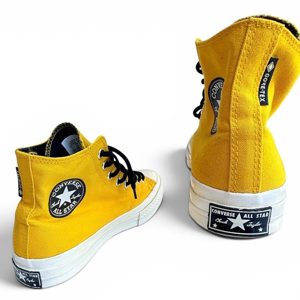 Converse Chuck 70 Gore-Tex High‎ Top Yellow Waterproof Sneakers  Womens 9.5